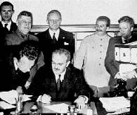 Signing of the Ribbentropp-Molotov Pact